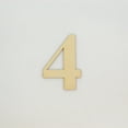 thumbnail image 1 of 1 Pc, 6 Inch X 1/4 Inch Thick Times New Roman Bold Wood Numbers 4 Great For Craft Project & Different Decor, 1 of 3