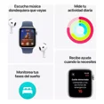 thumbnail image 3 of Apple Watch SE GPS • Caja de aluminio blanco estelar de 44 mm • Correa deportiva blanco estelar - S/M, 3 of 8