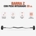 thumbnail image 2 of Barra Z Fitness Altera  BZ20lb Peso Integrado 20 Lbs Gym Crossfit, 2 of 6