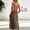 Style1-Coffee dresses for women, variant on Maqroz Summer Dresses for Women Solid Color Adjustable Spaghetti Strap Cami Dress with Pockets Breathable Cotton Linen Sundresses Beach Vacation Travel Outdoor Outfits Coffee S