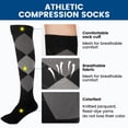 thumbnail image 6 of Atrecel Breathable Athletic Socks for Running, Gym, Yoga, 6 of 7