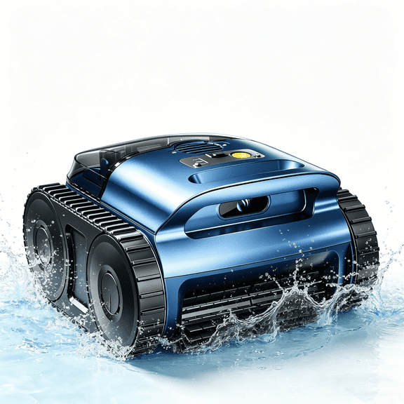Seauto Cordless Robotic Pool Cleaner – Sonar Navigation, Auto Path Planning, Tangle-Free Design, Wall Climbing & Energy Efficient Cleaning for In-Ground and Above-Ground Pools