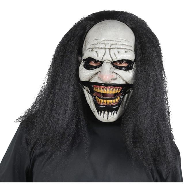 Wig Mens Sinister Mr Mister Horror Creepy Clown Killer Halloween Costume Mask 