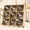 Coffee, variant on 9-Pack Irregular Brown Christmas Balls - Unique-shaped Ornaments for Trees, Wreaths & Xmas Displays, Festive Decor for Holiday Parties
