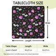 thumbnail image 2 of Square Tablecloth with Elastic Edges 36 * 36 Inch Waterproof Pioneer Table Cover Washable Indoor and Outdoor for Party Kitchen Dinner Banquet Patio Picnic, 2 of 6