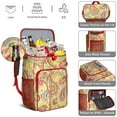 thumbnail image 2 of Ethnic Paisley Insulated Backpack Cooler, Leak-Proof & Waterproof, Ideal for Lunch, Picnics, Travel, and Hiking with High-Performance Insulation, 2 of 2