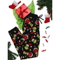 thumbnail image 4 of Dr. Seuss The Grinch Mens Holiday Jogger Lounge Pajama Pant MF20292PT, 4 of 7