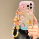 thumbnail image 1 of Cute Cartoon 3D Rabbit Flower Transparent Soft Phone Case For IPhone 14 Pro Max 14 Plus 12 Pro 13 11 XR Clear Candy Cover With Fruit Duck Love Heart Star Bear Chain Lanyard, 1 of 1