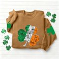 thumbnail image 6 of Craaazy St Patricks Day Tops for Women Shamrock Loose Long Sleeve Round Neck Spring Summer Clothes Gifts, 6 of 6