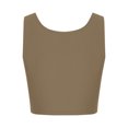 thumbnail image 5 of Odeerbi Tank Top for Women 2025 Cropped Tank Tops Sleeveless Cami Tops Solid Basic Tank Gift Yoga Sport Khaki, 5 of 5