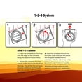 thumbnail image 4 of DC40-3A Portable ABS Compass Scale Ruler Outdoor Outdoor camping compass Hiking Camping Compass Map Tools Transparent, 4 of 6