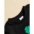thumbnail image 6 of aturustex Toddler Boy Irish Day Tracksuit Outfits 0 6M 12M 18M 2T 3T Infant Baby Long Sleeve Sweatshirt Clover Letter Print Pullovers Crew Neck Tops +n Loose Cute Casual Daily Jogger Clothes, 6 of 7
