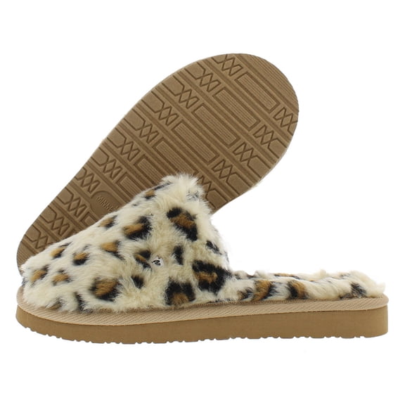 Minnetonka Lora Clogs Womens Shoes Size 6, Color: Cream/Leopard