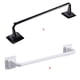 thumbnail image 4 of Estante de montaje en pared Bearachild para baño y barra de toallas Negro 24.5 cm, 4 of 6