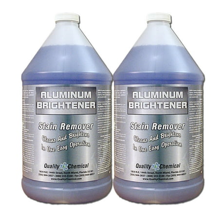 Aluminum Cleaner & Brightener & Restorer - 2 gallon (Best Brightener For Zinc Plating)