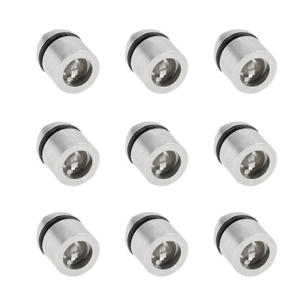 9pcs Small LED Flashlight Pendant Mini Emergency Light Keychain Pendant Supplies