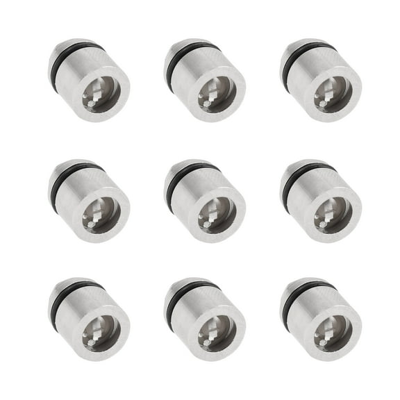 9pcs Small LED Flashlight Pendant Mini Emergency Light Keychain Pendant Supplies