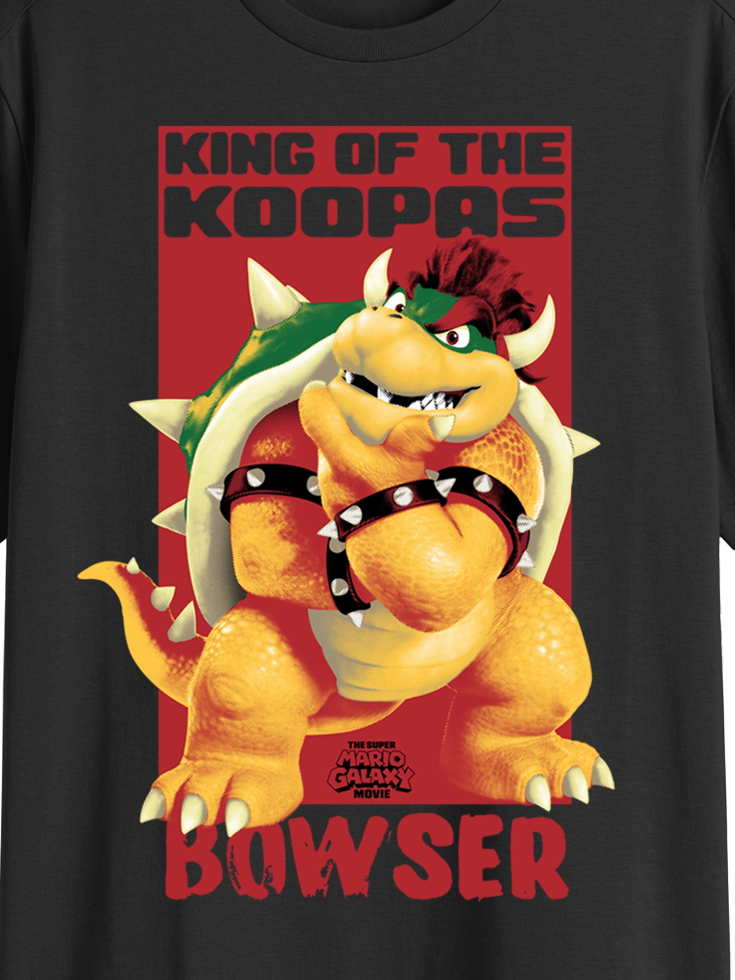 Super Mario, Men's & Big Men's Graphic Tee, Bowser, Sizes XS-3XL Super Mario, Men's & Big Men's Graphic Tee, Bowser, Sizes XS-3XL