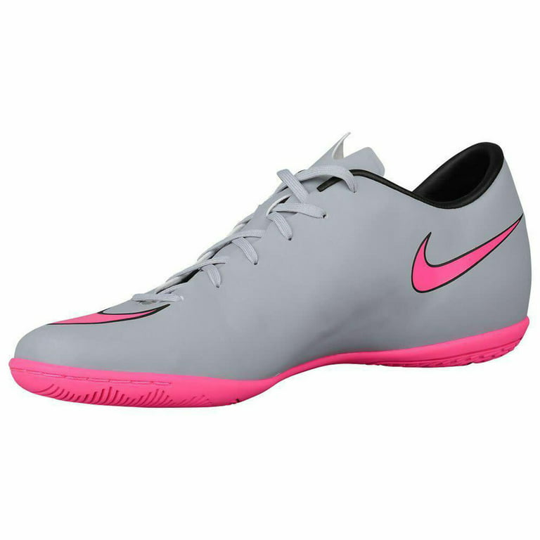 Nike Jr Victory IC Indoor Shoes - Gray/Pink 4 - Walmart.com