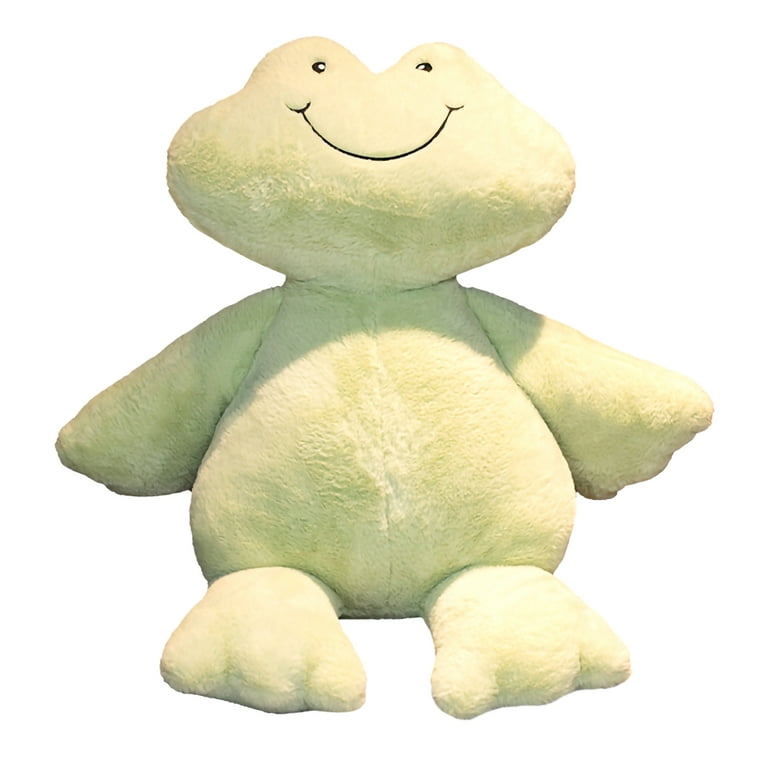 Frog Stuffed Animal Plush Toy, Soft Cartoon Green Frog Plush Doll