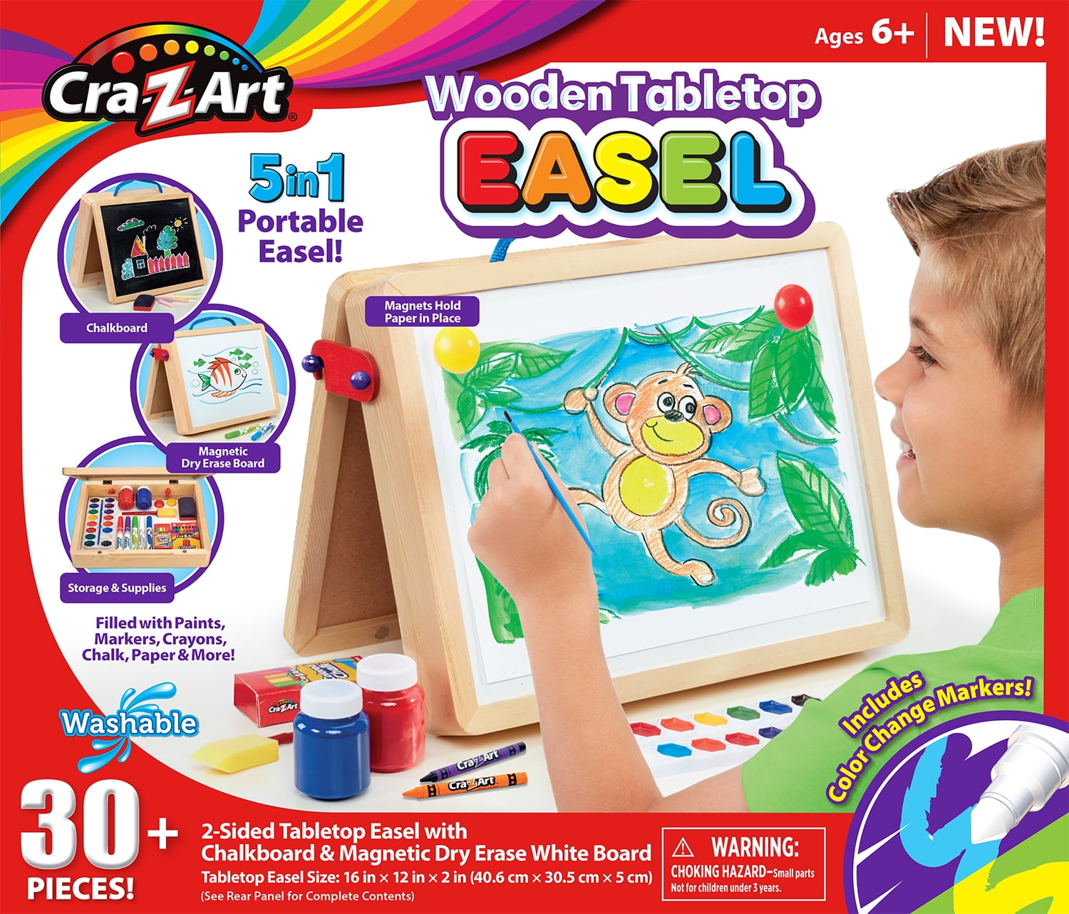 melissa and doug tabletop easel walmart