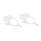 thumbnail image 5 of 2 soportes para guantes de golf, secador profesional, gancho de mantenimiento. Blanco, 5 of 9