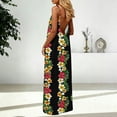 thumbnail image 6 of JOANKDMI Womens Floral Dress Hawaiian Tropical Maxi Casual Summer Spaghetti Strap Floral Print Flowy Slip Long Dresses for Beach Vacation Luau Party Boho Evening Gowns, 6 of 6