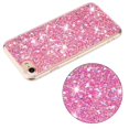 thumbnail image 6 of For iPhone 7 / 8 / SE 2022 & 2020 Case,Cute Glitter Bling Twinkle Stardust with Drop Protection Shockproof Soft TPU Slim Flexible Phone Case Girls/Women Protective case for iPhone 7/8/SE,Pink, 6 of 6