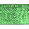 thumbnail image 1 of Ahgly Company Indoor Rectangle Persian Emerald Green Traditional Area Rugs, 5' x 7', 1 of 4