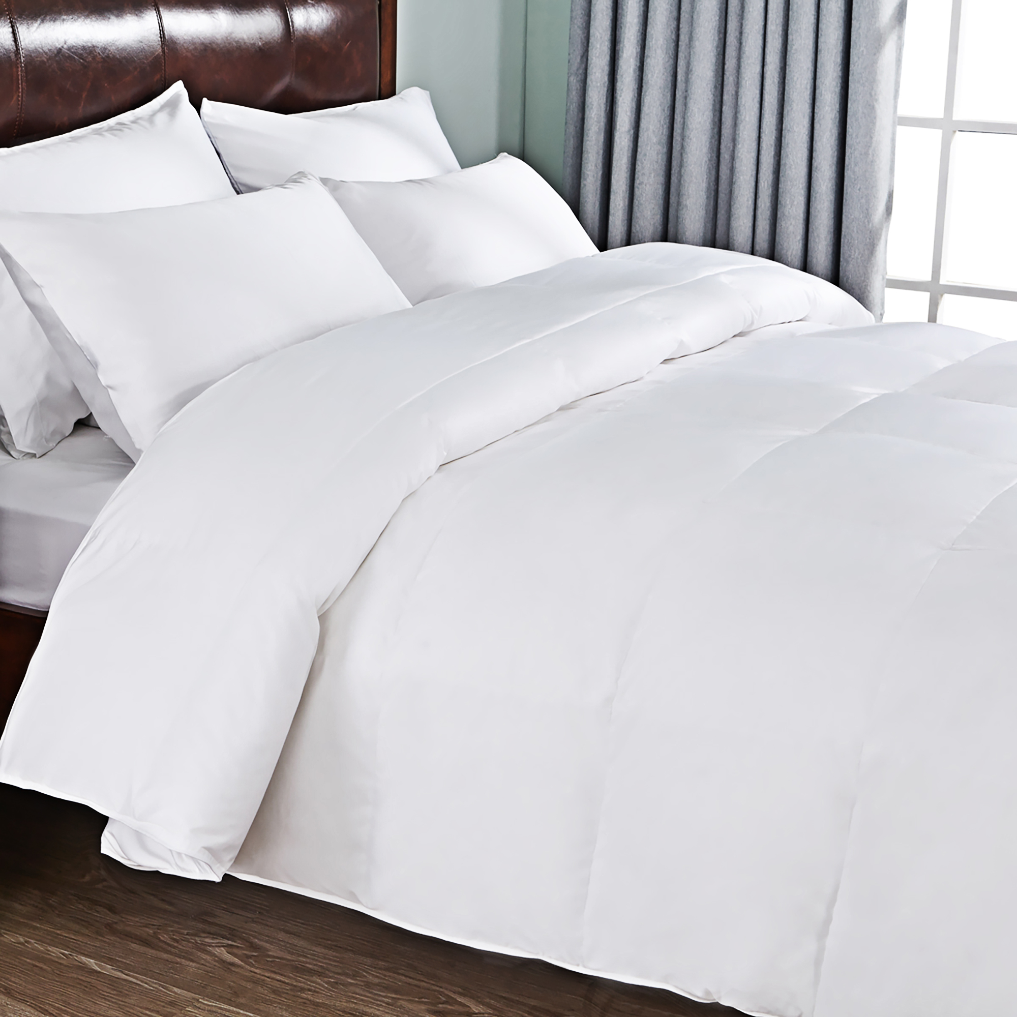 Peace Nest White Goose Down Comforter 600 Fill Power, Twin Size