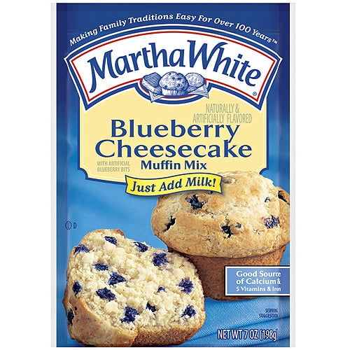 Martha White Muffin Mix Blueberry Cheesecake, 7 oz by Generic