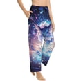 thumbnail image 2 of Vaporeon Women's Pajama Pants, Ultra-soft Comfortable Casual Lounge Pants, Graphic Printed Sleep Bottoms With Drawstring, 2 of 8