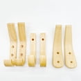 thumbnail image 5 of Percheros de pared de madera y caucho, 2 piezas, ganchos para abrigos, dos ganchos, percheros, 5 of 5