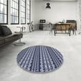thumbnail image 4 of Ahgly Company Machine Washable Indoor Rectangle Transitional Night Blue Area Rugs, 5' x 8', 4 of 7