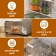 thumbnail image 5 of KEMETHY 40 recipientes de almacenamiento de alimentos con tapas herméticas (20 contenedores y 20 tapas), recipiente de plástico para preparación de comidas para despensa y organización de cocina, sin, 5 of 5