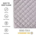 thumbnail image 4 of Sleep Zone Full Quilted Fitted Mattress Pad, Cooling Mattress Protector, Breathable Fluffy Soft Mattress Topper, Stretches up to 23 Inch Deep Pocket, All Season Use (Gray, Full), 4 of 8