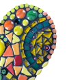 thumbnail image 5 of Decoración del hogar grandes mosaicos de jardín corazón puerta ventana colgante al aire libre arte de la pared signo de bienvenida adornos XBTCLXEBCO Colgante en forma de corazón, estampados de flores., 5 of 5