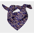 thumbnail image 3 of Bimba Blue Zebra Mix Pure Silk Printed Head Bandanas Summer Neck Wrap Scarf 40 x 80 Inches, 3 of 6