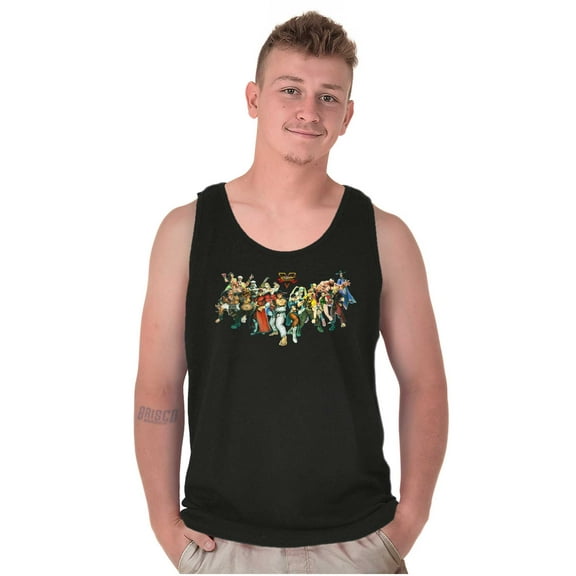 Retro Street Fighter 5 Characters Tank Top T Shirts Men Women Brisco Brands S