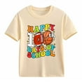 thumbnail image 4 of Las niñas camiseta de manga corta - de vuelta a la escuela Casual de alta calidad camiseta de algodón suave, tamaños de 2-13 años, 14 colores, lindo diseño de 100 días de impresión gráfica, 4 of 4
