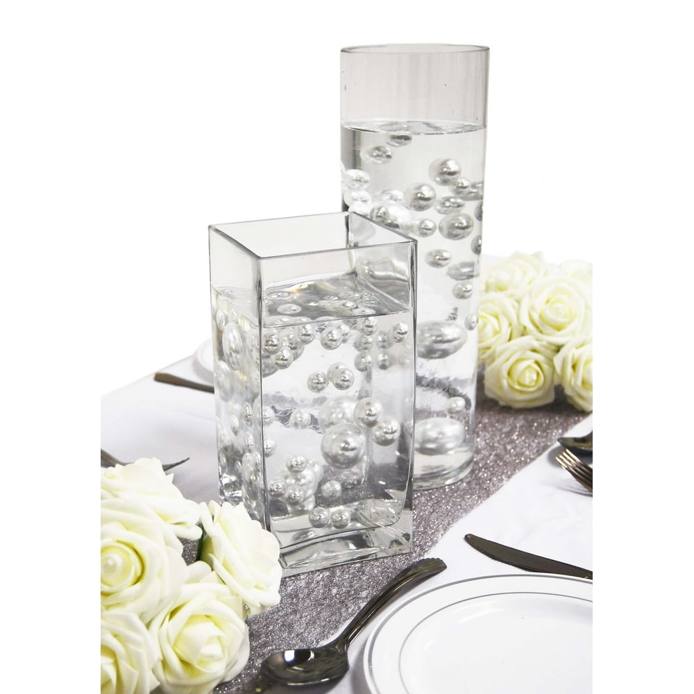 Craft And Party Vase Filler Floating No Hole Pearls Jumbo/Assorted