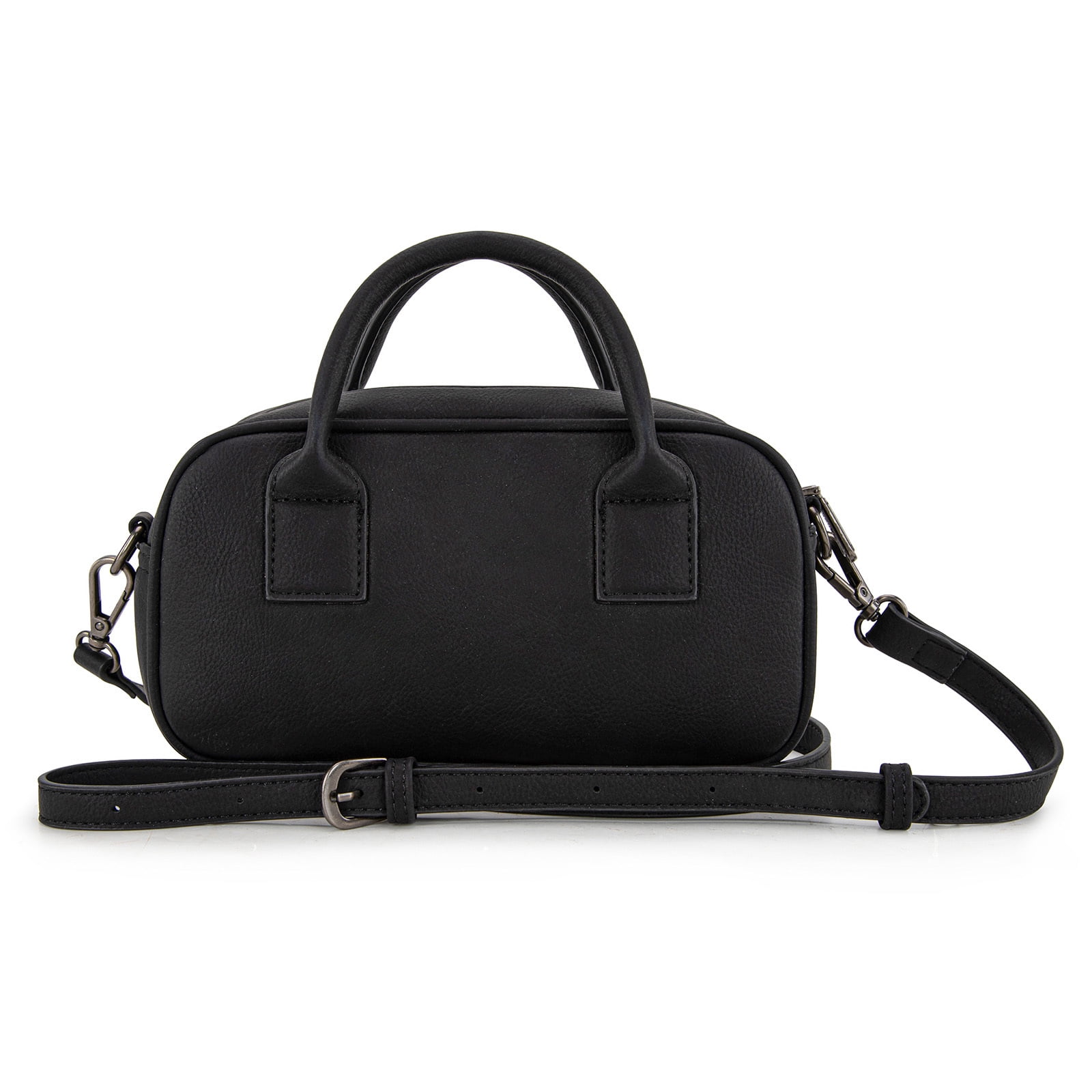 Wrangler Barrel Bag Retro Top Handle Bags with Crossbody Strap Boston Satchel Purse and Handbag Women, Black