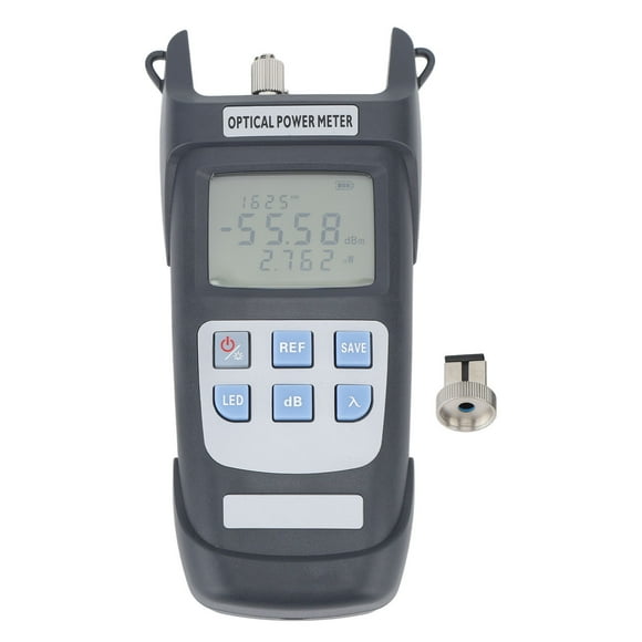 Medidor de potencia óptica, comprobador de atenuación de fibra óptica con lámpara LED -70-10 dbm, 10 longitudes de onda