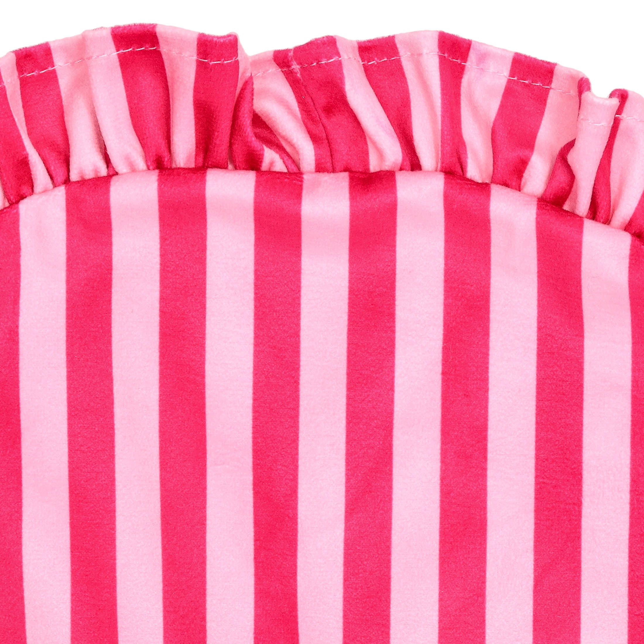 Striped Mini Christmas Tree Skirt, Pink and Red, 16.5", by Holiday Time