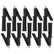 thumbnail image 4 of Jadeshay Pinza de cocodrilo, 10 Uds., Pinza de cocodrilo de Plomo de Prueba, Pinzas de multímetro de Seguridad con Aislamiento de PVC de latón para Conector Banana de 4mm(Negro), 4 of 8