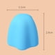 thumbnail image 4 of Cinco puntas creativa anti-Caída conveniente pasta dientes apretando tapa pasta dientes silicona autosellante (azul), 4 of 9