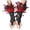 Red, Black, variant on WHEANG Women's Gloves Lace Decor Single Gloves with Chain Carnival Party Costume Accessories Masquerade Show Decorative Gloves for Women Men Snug & Flexible Fit Lace Gloves Hot Pink One Size