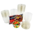 thumbnail image 2 of 2 oz. Disposable Translucent Portion Food Cups with Lids (Souffle Cups/Jello Shot Cups) Pack of 200 Sets, 2 of 6