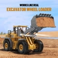 thumbnail image 2 of 9-Channel Metal Rc Wheel Loader - Remote Control Kids Construction Play Toys With Realistic Lights And Sound 1:20 Scale Tractor Toys For 3+ Boys Perfect 2024 Kids Birthday Gift For Ages 3-12+, 2 of 5