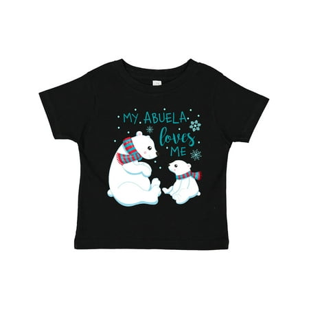 

Inktastic My Abuela Loves Me- Cute Polar Bears Gift Toddler Boy or Toddler Girl T-Shirt